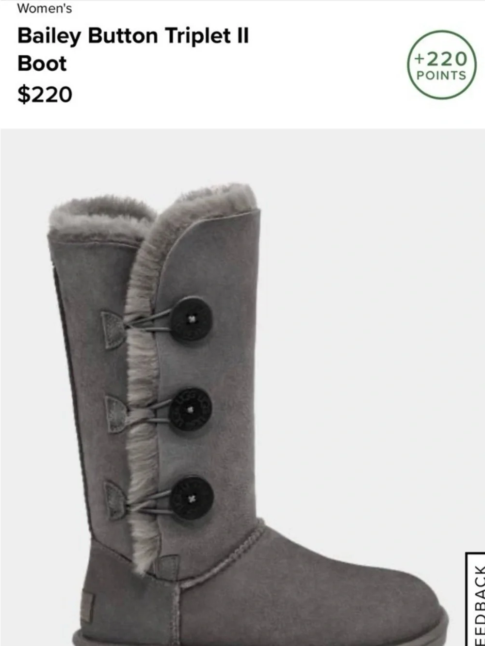 UGG Bailey Button Triplet Boots